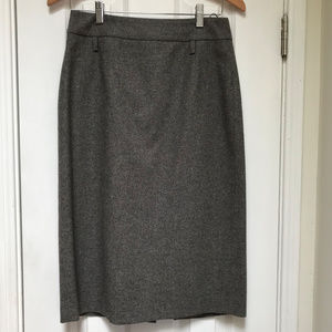 Hugo Boss grey wool & angora pencil skirt size 6